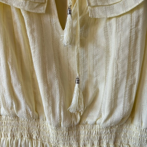 REVOLVE Likely Giordona Butter Yellow A-Line Ruffle Mini Dress Size 2 Coquette - Picture 7 of 12